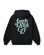 Load image into Gallery viewer, Girls Don't Cry x Verdy Logo Hoodie - Vintage Black/Light Green
