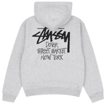 Load image into Gallery viewer, Stussy x Dover Street Market New York Zip Hoodie Ash Heather
