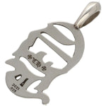 Load image into Gallery viewer, Chrome Hearts CH Vertical Logo Silver Pendant
