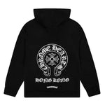 Load image into Gallery viewer, Chrome Hearts Hong Kong Exclusive Scroll Label Hoodie Black
