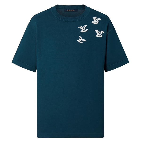 Louis Vuitton Jazz Trumpeter Signature Crewneck Bleu Graphique (Pre-owned)