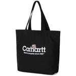 Load image into Gallery viewer, Carhartt WIP Canvas Graphic Tote Large Label Script Print Black
