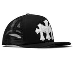 Load image into Gallery viewer, Chrome Hearts Cemetery Trucker Hat Black White
