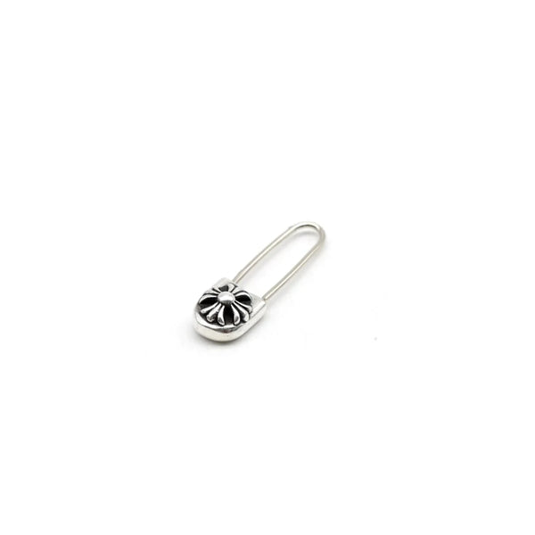 Chrome Hearts Cross Safety Pin Earring