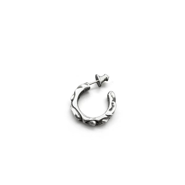 Chrome Hearts  Silver SBT Scroll Earring Hoop