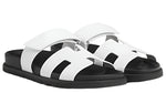 Load image into Gallery viewer, Hermes Chypre Sandal Blanc Calfskin Leather (Women's)
