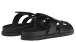 Load image into Gallery viewer, Hermes Chypre Sandal Noir Calfskin Leather (Women's)
