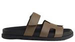 Load image into Gallery viewer, Hermes Chypre Sandal Etoupe Calfskin Leather (Women's)
