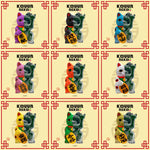 Load image into Gallery viewer, Pixel Zipper - Kouun Neko 50:50 Lucky Cat Figure "Rapport"
