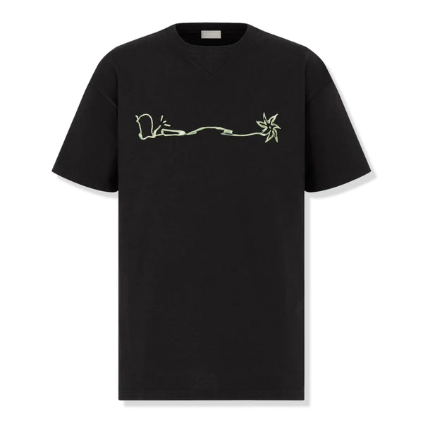 Dior x Cactus Jack Oversized Black T Shirt (Pre-owned)