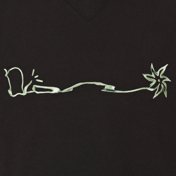 Dior x Cactus Jack Oversized Black T Shirt (Pre-owned)