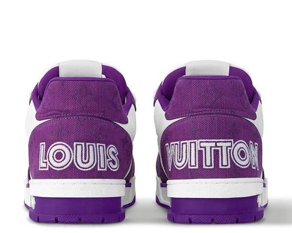 Louis Vuitton LV Trainer Monogram Strap White Purple