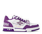 Load image into Gallery viewer, Louis Vuitton LV Trainer Monogram Strap White Purple
