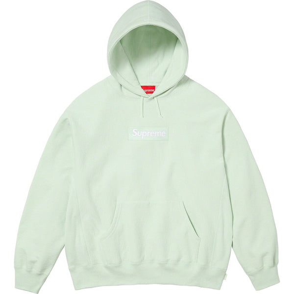 Supreme Box Logo Hooded Sweatshirt (FW23) Light Green