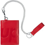 Load image into Gallery viewer, Supreme Leather Chain Wallet Red SS26
