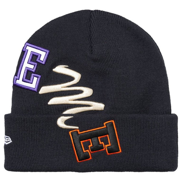 Supreme New Era Arc Beanie Navy