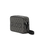Load image into Gallery viewer, Gucci GG Logo Supreme Canvas Mini Shoulder Bag Grey Black
