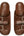 Gucci - Slide Buckle GG Suede Brown Sandals