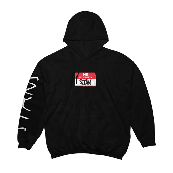 Eminem Stans GFX HI! My Name is Hoodie Black