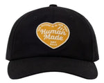 Load image into Gallery viewer, Human Made 6Panel Twill Cap Dry Alls Heart Black
