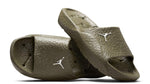 Load image into Gallery viewer, Jordan Franchise Shower Slide Medium Olive Sail
