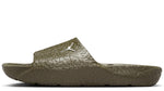 Load image into Gallery viewer, Jordan Franchise Shower Slide Medium Olive Sail
