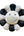 Takashi Murakami Flower Plush 30CM Black/Grey/White