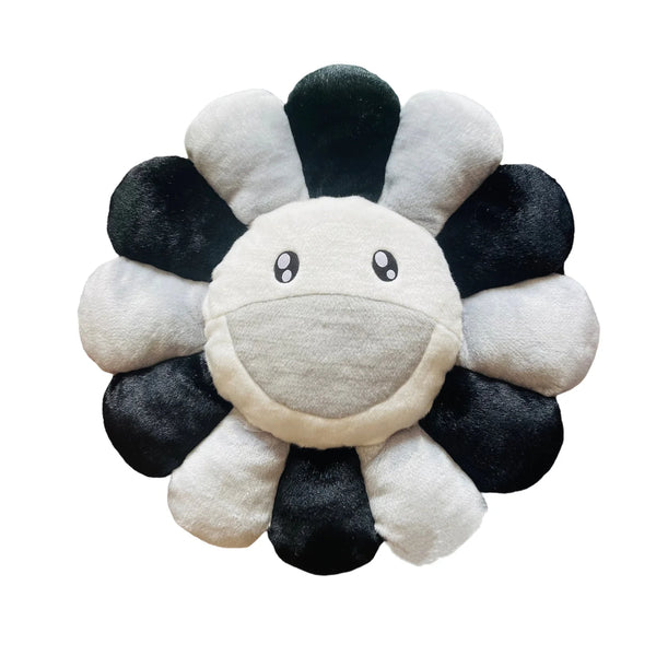 Takashi Murakami Flower Plush 30CM Black/Grey/White