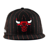 Load image into Gallery viewer, New Era 9Fifty Chicago Bulls Pinstripe Snapback
