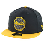 Load image into Gallery viewer, NEW ERA 9FIFTY GOLDEN STATE WARRIORS CITY SERIES 2018 SNAPBACK HAT BLACK YELLOW
