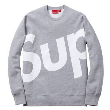 Supreme Sup Crewneck Grey