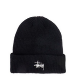 Load image into Gallery viewer, Stussy Men's Blue Logo-embroidered Beanie
