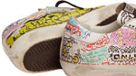 Load image into Gallery viewer, Golden Goose Super-Star Graffiti Sneaker White Silver Black Multicolor (RARE)
