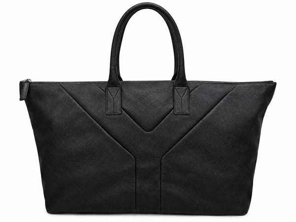 Saint Laurent Green Leather Sac Hamptons Weekender Bag (Pre-owned) 4J8C2RV