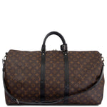 Load image into Gallery viewer, Louis Vuitton Keepall Bandoulière 55 Monogram Brown/Black "Like New”
