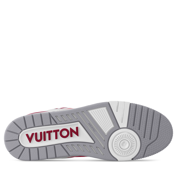 Louis Vuitton Trainer Sneaker Red White Colormania