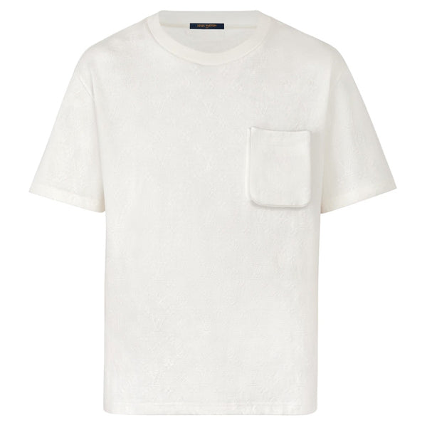 Louis Vuitton LVSE Signature 3D Pocket Monogram T-shirt Milky (Pre-owned)