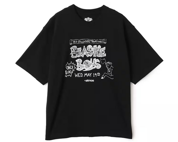 Atmos Beastie Boys x atmos FLYER T-shirt Black