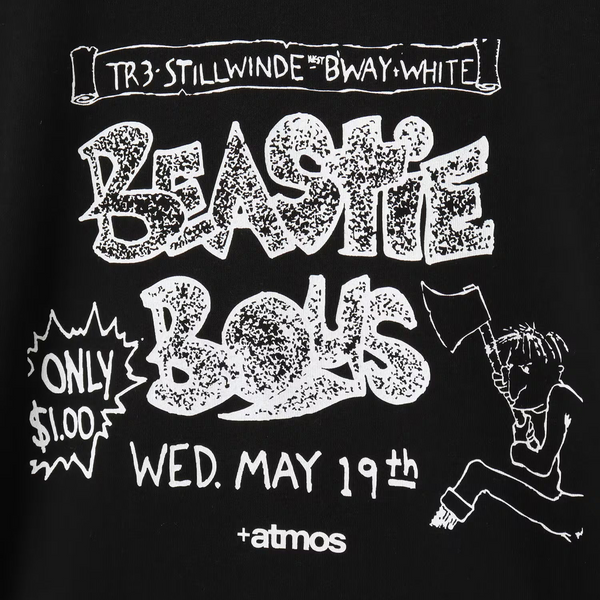Atmos Beastie Boys x atmos FLYER T-shirt Black