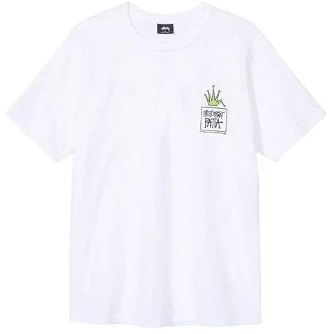 Stussy Champion Sound Tee White
