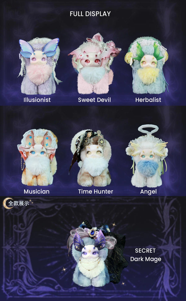 MeowLoong Fantasy Creature Magic Academy Series Plush Blind Box (Sold per piece)