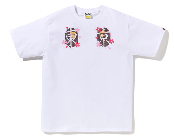 Bape Sakura Souvenir Tee White