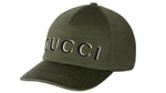 Load image into Gallery viewer, Gucci Embroidered Wool Baseball Hat Khaki
