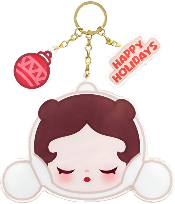 POPMART Skullpanda Mirror Keychain Charm