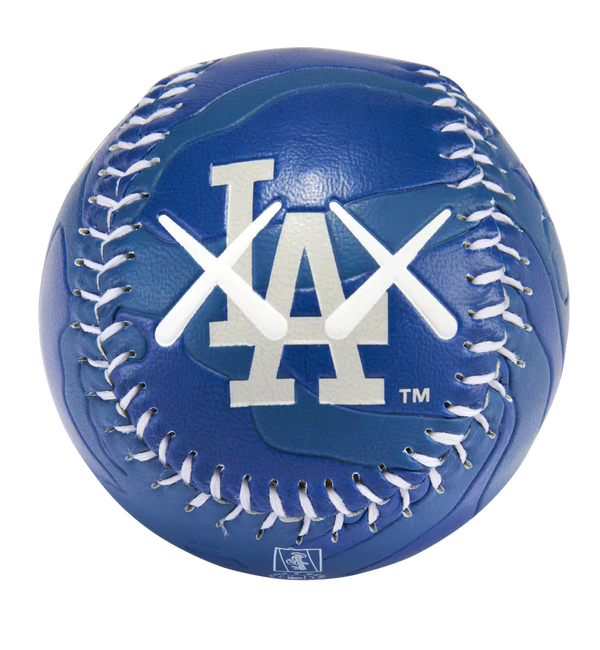 Kaws x Los Angeles Dodgers Rawlings Baseball with Display Cube