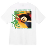 Load image into Gallery viewer, Stussy Billiards Tee White
