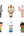 POP MART Labubu Super Group of the Monsters Set A (Blind box) (Sold per piece)