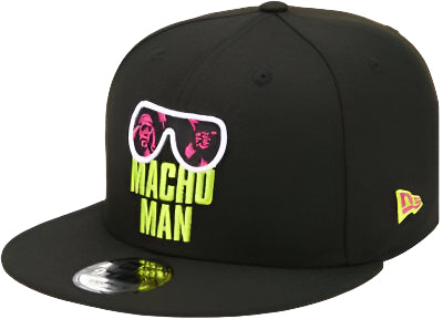 New Era 9FIFTY Randy Savage Macho Man WWE Black Snapback