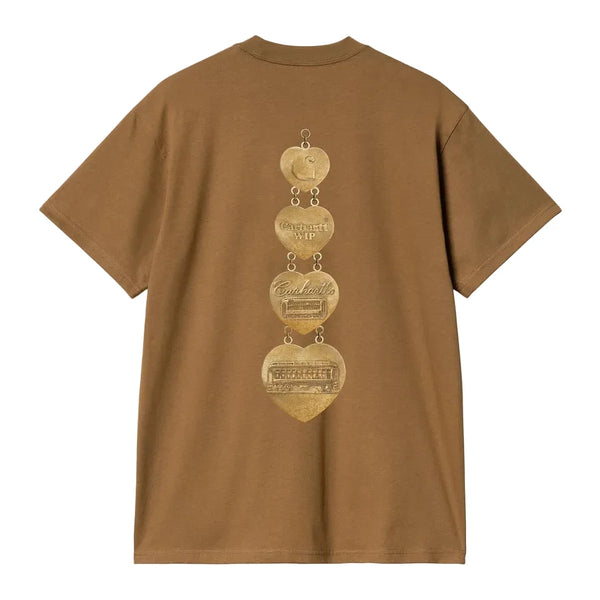 Carhartt WIP Mens Hartt Chain T-Shirt | Hamilton Brown