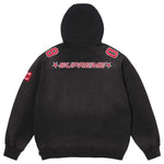 Load image into Gallery viewer, Supreme Football Jersey Hooded Sweatshirt Black
